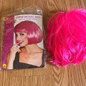 Hot Pink Super Model Wig